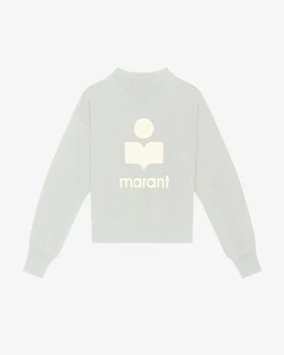 Isabel Marant - Pull à logo gris femme