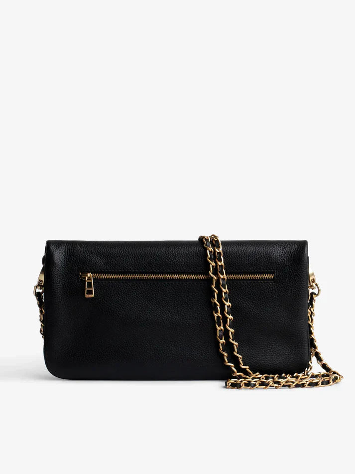 Zadig & Voltaire - Sac rocky noir doré femme