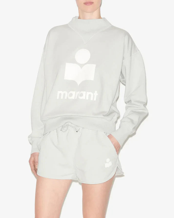 Isabel Marant - Pull à logo gris femme