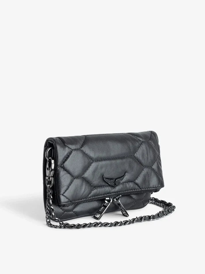 Zadig & Voltaire - Sac rocky noir matelassé femme