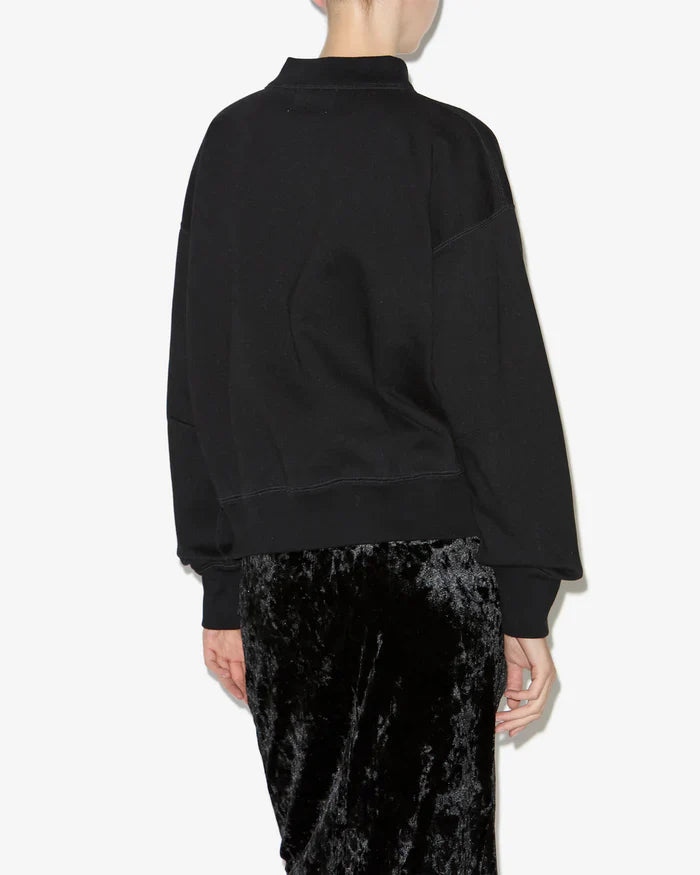 Isabel Marant - Pull à logo noir femme