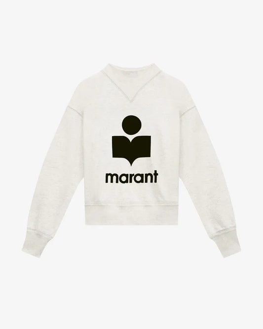 Isabel Marant -  Pull à logo blanc femme